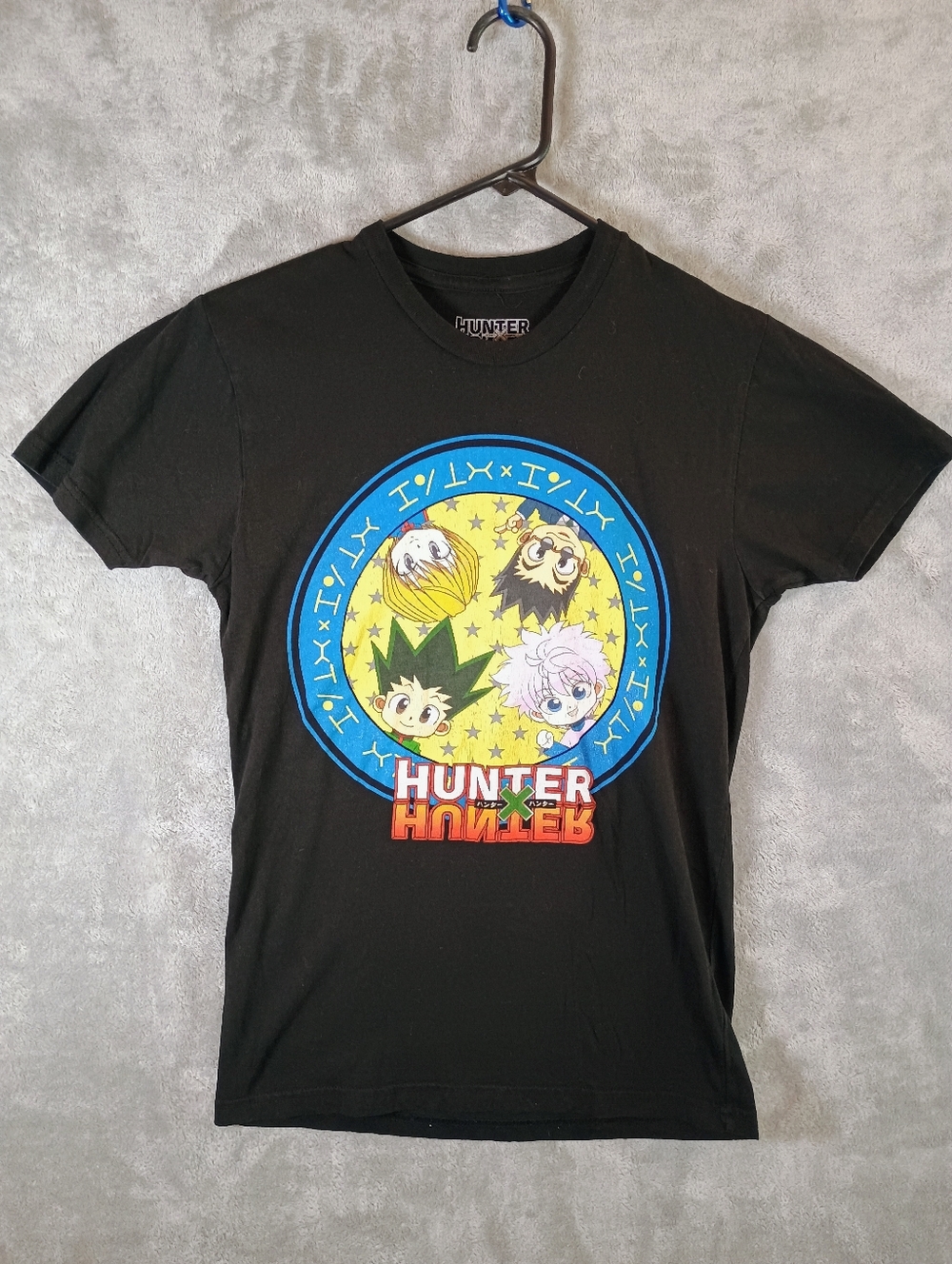 Hunter x Hunter Kids Black Graphic T-Shirt X small Unisex